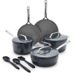 GreenPan GP5 14pc Cookware Set with lid