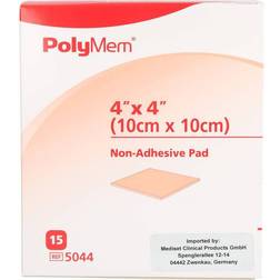 Polymem Non Adhesive Pad 10x10cm 15-pack