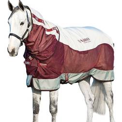 Horseware Rambo Summer Series Turnout Rug - Grey/Burgundy