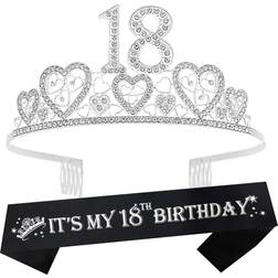 Meant2Tobe 18Th Birthday Sash And Tiara18Th Birthday Sash18 Birthday