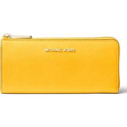 Michael Kors Women's Wallets Jasmine - Jasmine Yellow Jet Set Quarter-Zip Wallet