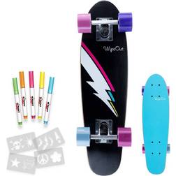 Wipeout Cruiser Kids' Skateboard Lightning Bolt