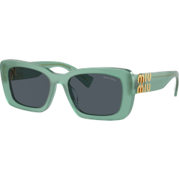 Miu Miu Blue 07YS Glimpse Semi-transparent Acetate