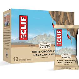 Clif Bar White Chocolate Macadamia Nut Flavor 12 pcs