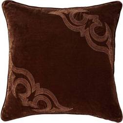 HiEnd Accents Stella Stitch Silk Complete Decoration Pillows Brown