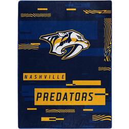 NHL Northwest Group Nashville Predators 50"" 60"" Digitize Raschel Blankets Blue