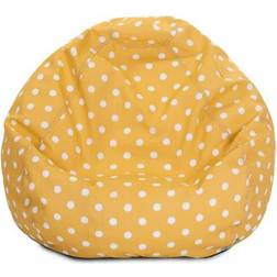 Majestic Home Goods 85907224070 Citrus Ikat Dot Bean Bag