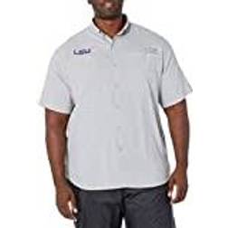 Columbia Men's Navy Dallas Cowboys Tamiami Omni-Shade Button-Down Shirt