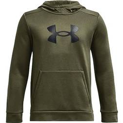 Under Armour Kid's Fleece Big Logo Hoodie - Green