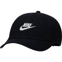 Nike Kid's Club Unstructured Futura Wash Cap - Black/White