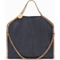 Stella McCartney Stimmung Indigo Falabella faltet sich über die Tasche