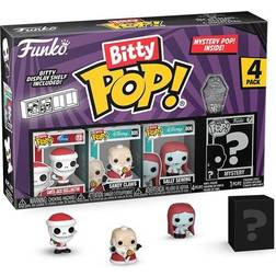 Funko The Nightmare Before Christmas Santa Jack Skellington Bitty Pop! Mini-Figure 4-Pack