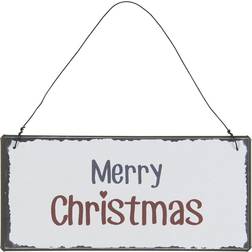 Ib Laursen Metalskilt Merry Christmas Juletræspynt