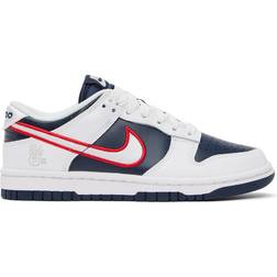 NIKE Dunk Low Premium W - White/Obsidian/Wolf Grey/University Red