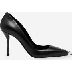 Alexander McQueen Punk pumps black_silver