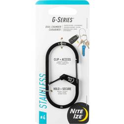 Nite Ize G-Series 4 Karabinerhaken Black
