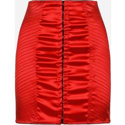 Dolce & Gabbana Stretch Satin Corset Mini Skirt