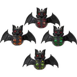 Horror-Shop Schwarze Fledermaus mit Squishy Schleimkörper