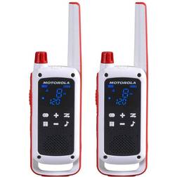 Motorola solutions talkabout t478 red cross 2-way radio, 35 mile range, white