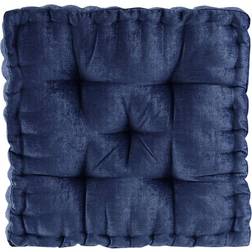 Intelligent Design Chenille Chair Cushions Blue (50.8x50.8cm)