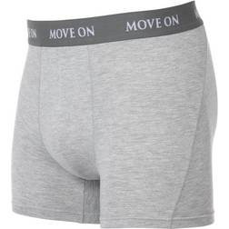 MoveOn Boxershorts, bambus GråMelert Herre Herre