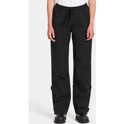 Didriksons Grit Women's Rain Pants Black Regnbukse