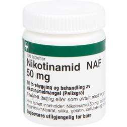 NAF Nikotinamid 50mg, tabletter