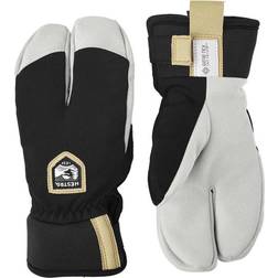 Hestra Wool Terry Split Mitt JR - Black