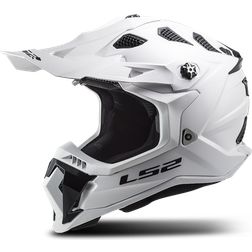 LS2 MX700 Subverter Evo Solid Motocross Helmet - White
