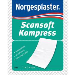 Norgesplaster Scansoft Steril Kompress 7,5cm 10cm