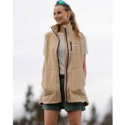 Kari Traa Women's Sanne Pile Vest Long, M, Oat