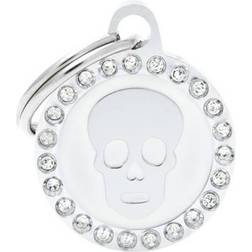 MyFamily Glam "Skull Circle Strass" ID Tag Dekofigur