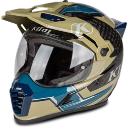 Klim Krios Pro Ventura, Endurohelm Schwarz/Oliv/Blau