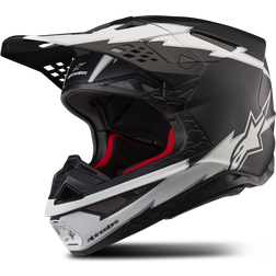 Alpinestars Supertech S-M10 Ampress MX Helmet - Black/White