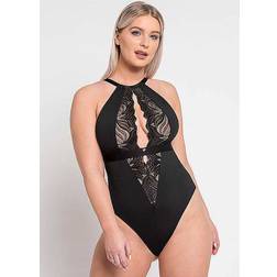 Scantilly Indulgence Stretch Lace Body Black/Latte