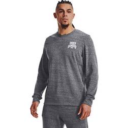 Under Armour Rival Terry Graphic Crew Grey