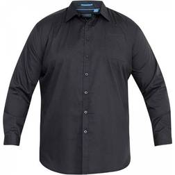 D555 D555 Plus Corbin Classic Regular L/S Shirt Black 5XL, Colou