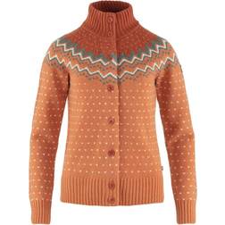 Fjällräven Womens Övik Knit Cardigan BROWN DESERT BROWN/242 XXS