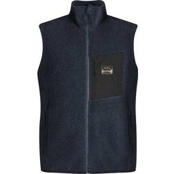 Lundhags Flok Wool Pile Vest Men Light Navy