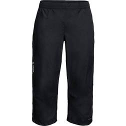 Vaude Drop 3/4 Pants Herr svart 2023 Regnbyxor