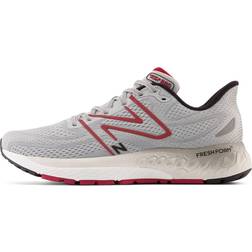 New Balance Men's Fresh Foam X 880v13 Grey/Red/Black Size Wide