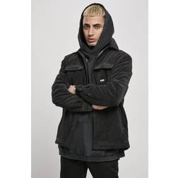 Urban Classics UC Men UC Corduroy Shirt Jacket - Black