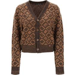 Acne Studios Tiles Cardigan Brown