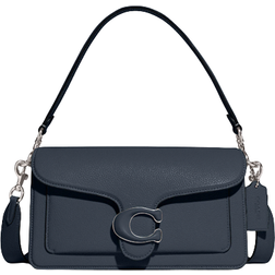 Coach Tabby 26 Leather Shoulder Bag - Silver/Denim