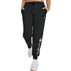 Champion Classic Script Logo Powerblend Joggers - Black