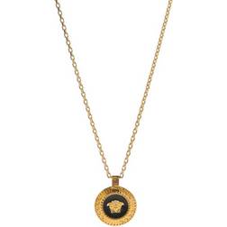 Versace Medusa Necklace - Gold/Black