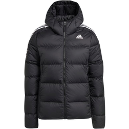 adidas Essentials Midweight Down Hooded Jacket - Black