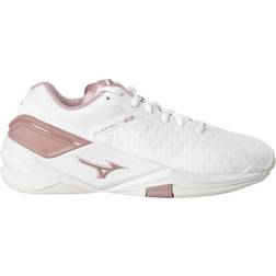 Mizuno WAVE STEALTH NEO Handballschuhe Weiß/Rose/SnowWeiß Damen Grösse