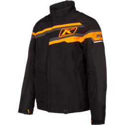 Klim ate 2022 Chaqueta para moto de nieve, negro-naranja, tamaño para hombre