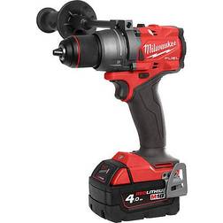 Milwaukee M18 FDD3-402C Skruvdragare med batteri och laddare